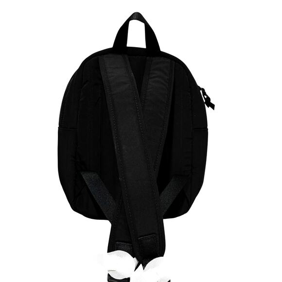 Vera Bradley solid black quilted microfiber cotton mini backpack purse back pack - Picture 3 of 6